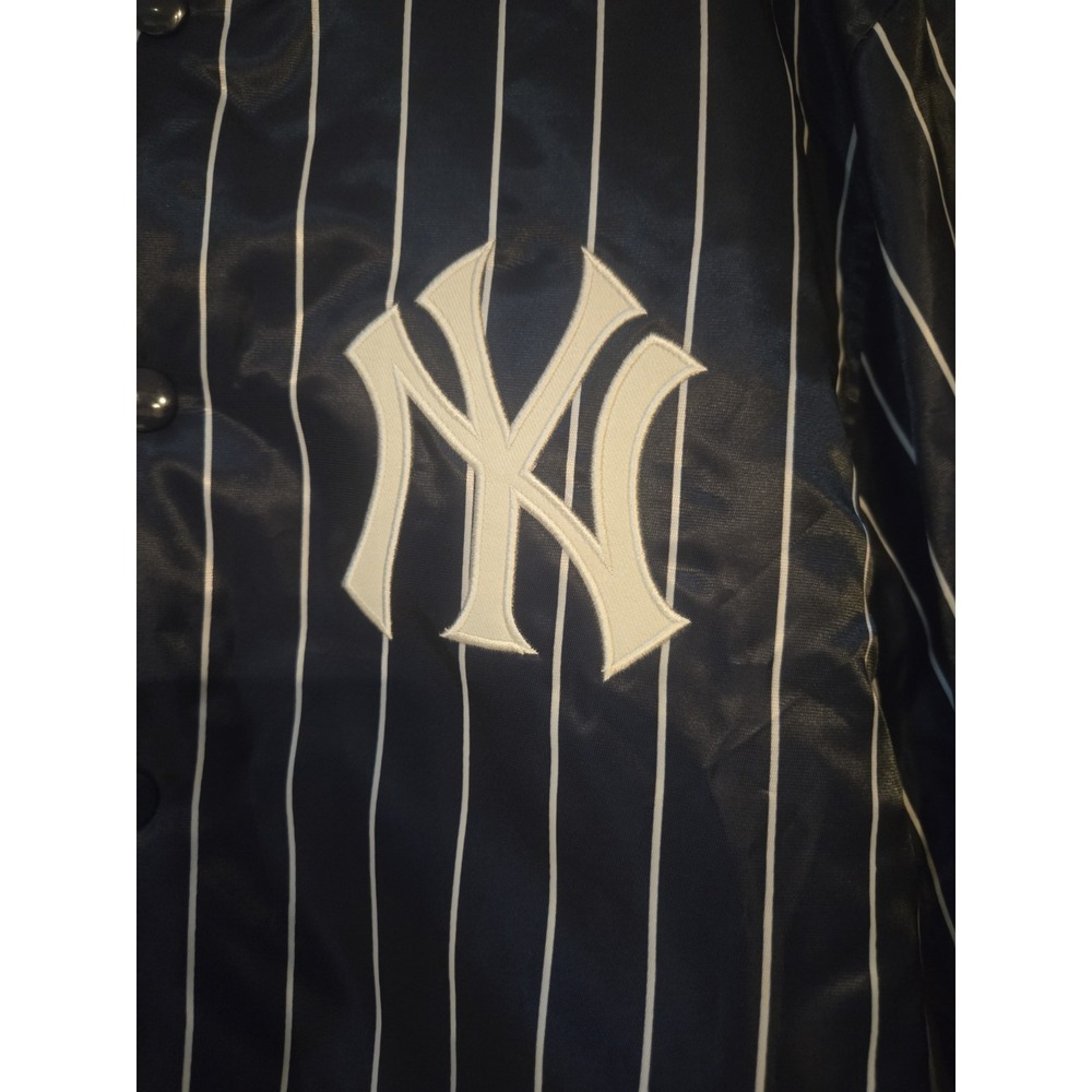 Vintage Majestic New York Yankees Japan Exclusive Satin Pinstripe Jacket XL NWT - Picture 16 of 16